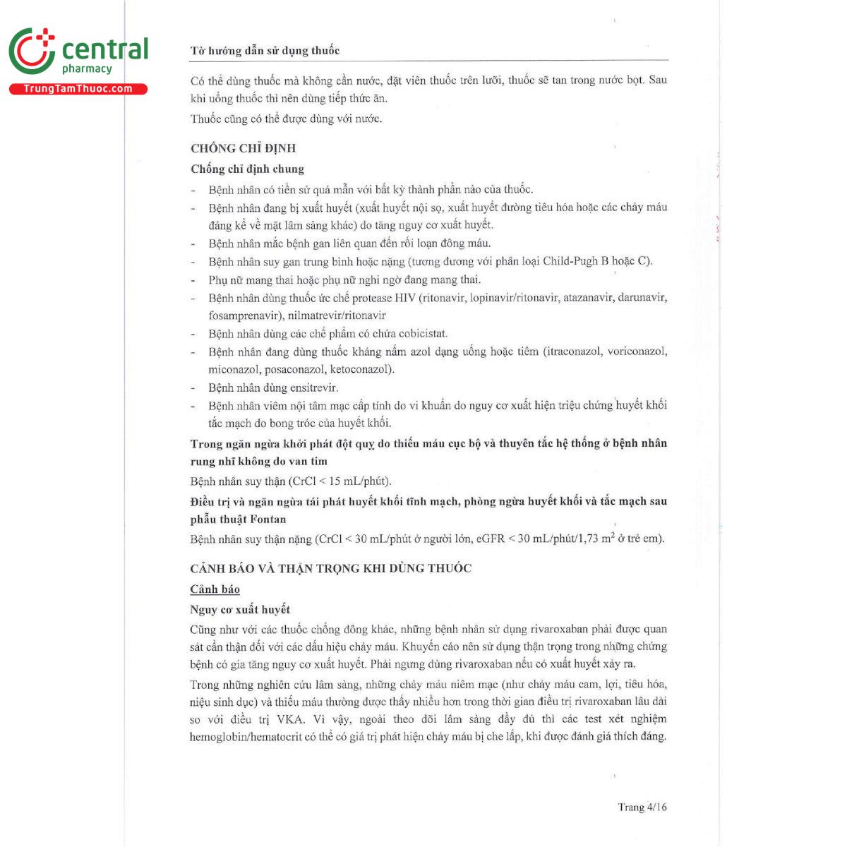 rivaroxaban mcn 15 odt 7 N5156