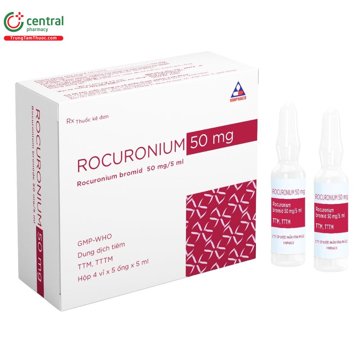 rocuronium 50mg vinphaco 1 E1015 rocuronium 50mg vinphaco 1 E1015