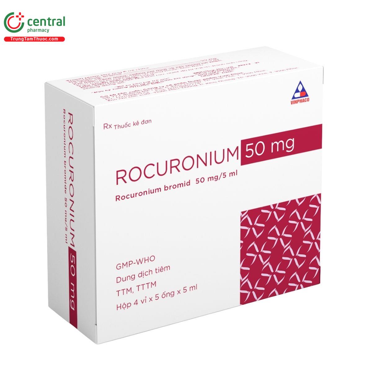 rocuronium 50mg vinphaco 2 B0036 rocuronium 50mg vinphaco 2 B0036