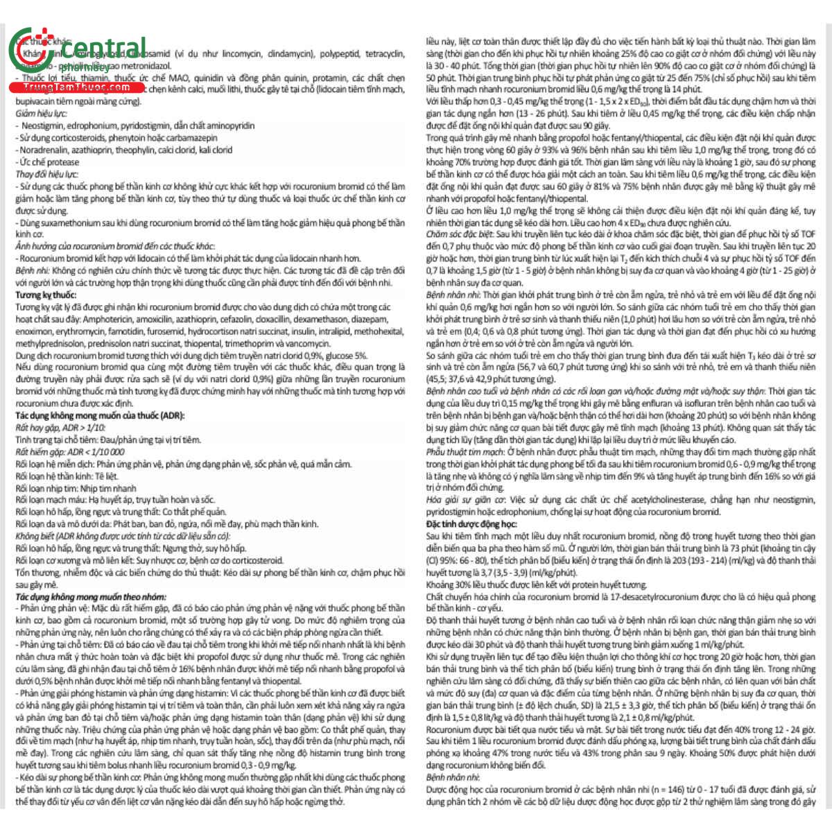 rocuronium 50mg vinphaco 6 U8774 rocuronium 50mg vinphaco 6 U8774