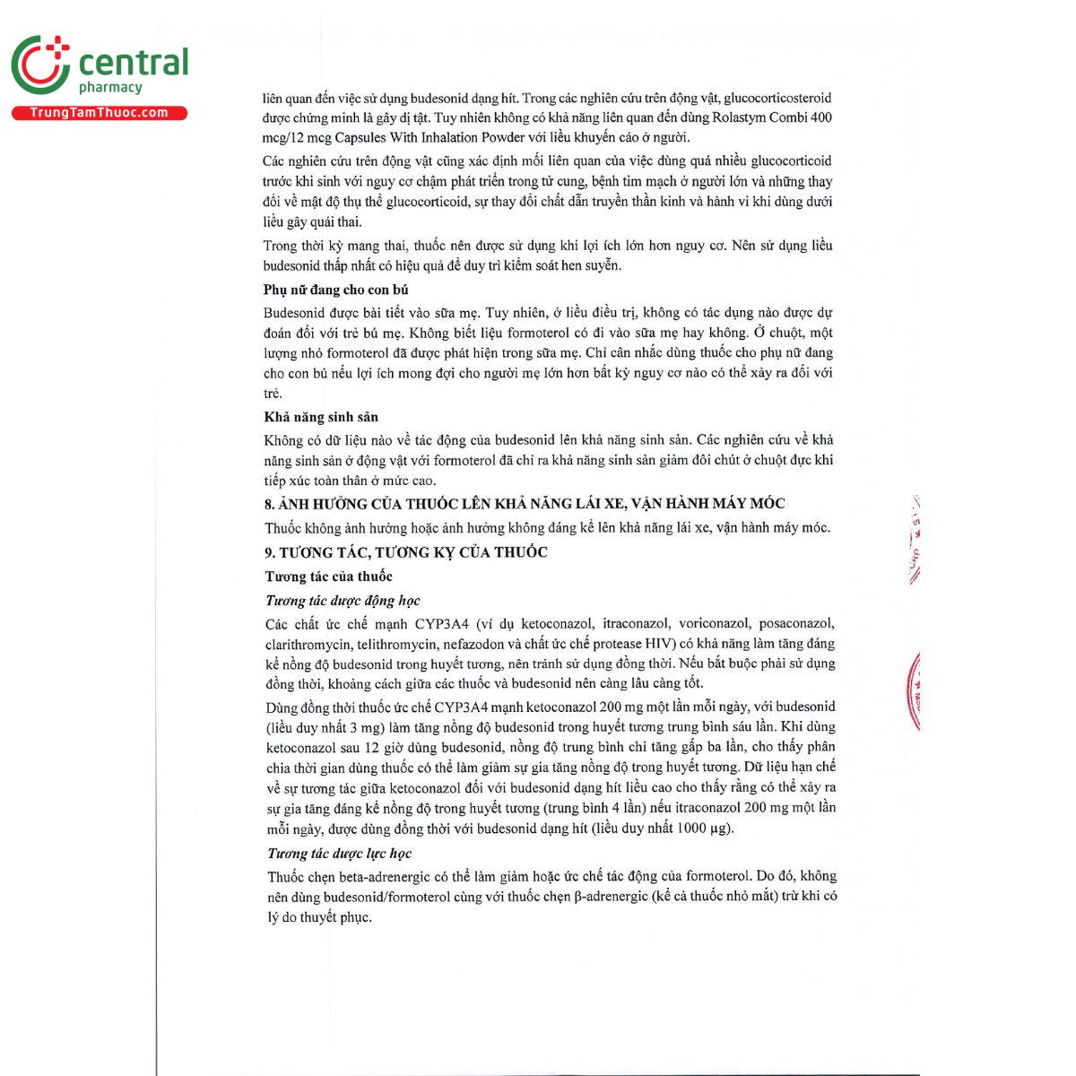 rolastym combi 400mcg 12mcg 10 N5076