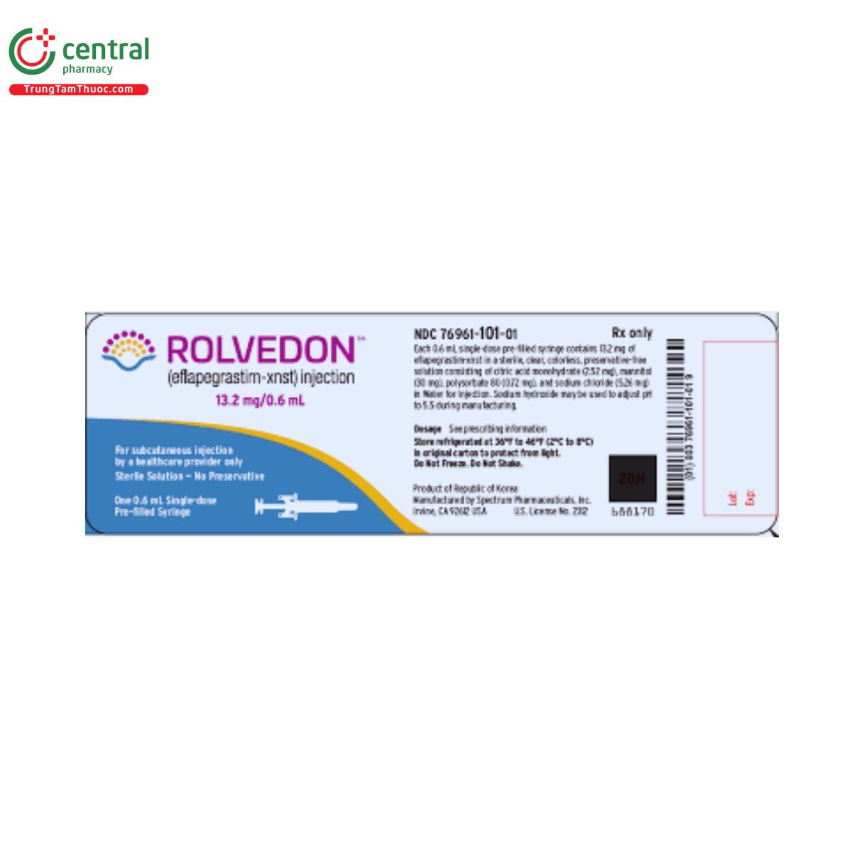 rolvedon 13 2mg 0 6 ml 4 C0241