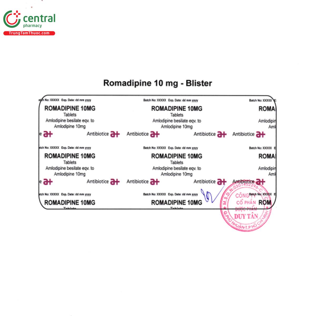 romadipine 10mg 4 F2415 romadipine 10mg 4 F2415