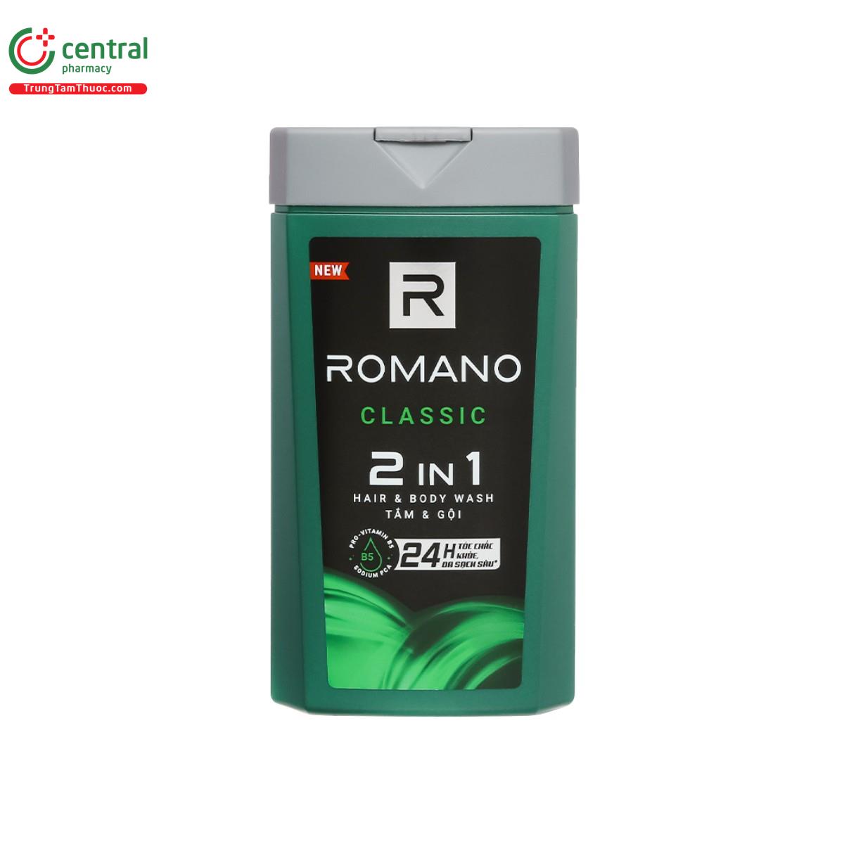 romano classic 2 in 1 hair body wash 2 D1407