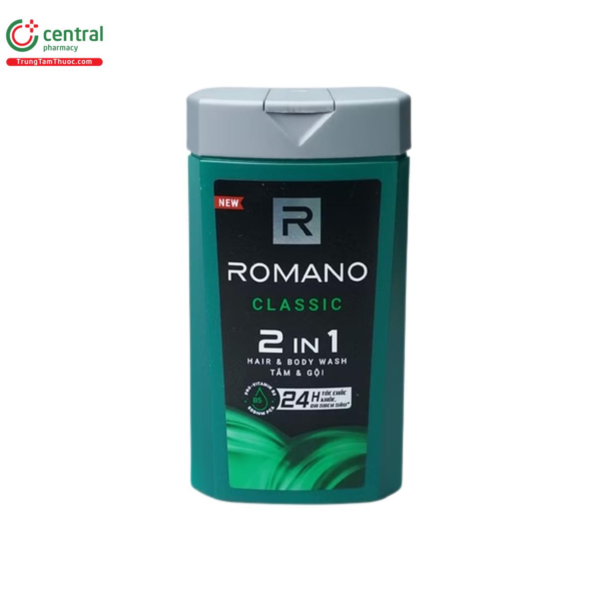 romano classic 2 in 1 hair body wash 3 K4046