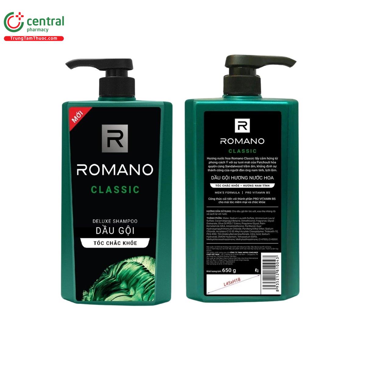 romano classic deluxe shampoo 4 O5807