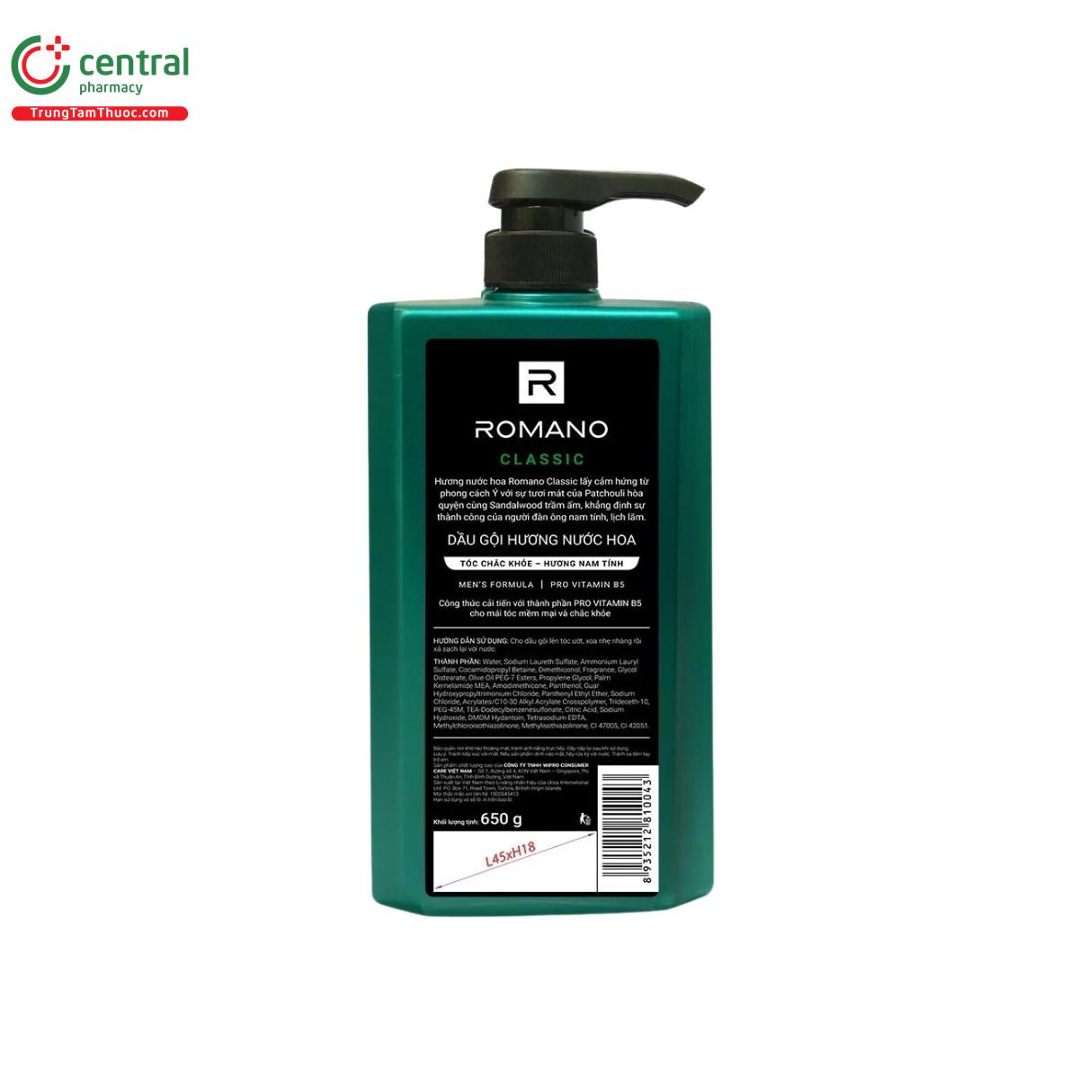 romano classic deluxe shampoo 5 R7076