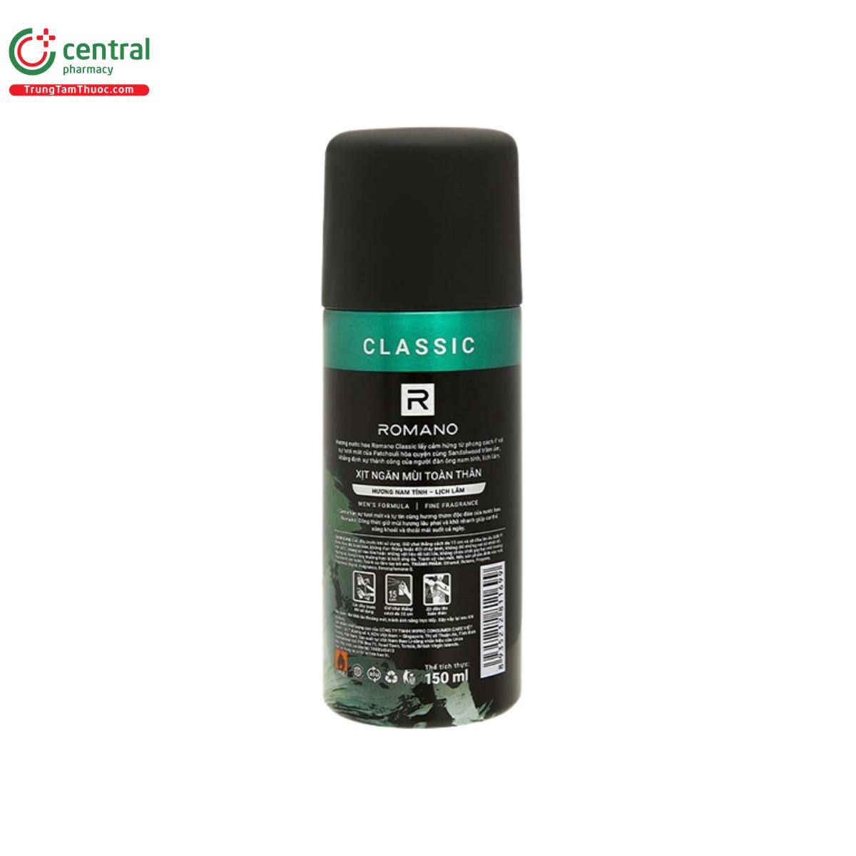 romano classic deodorant bodyspray 5 O6320