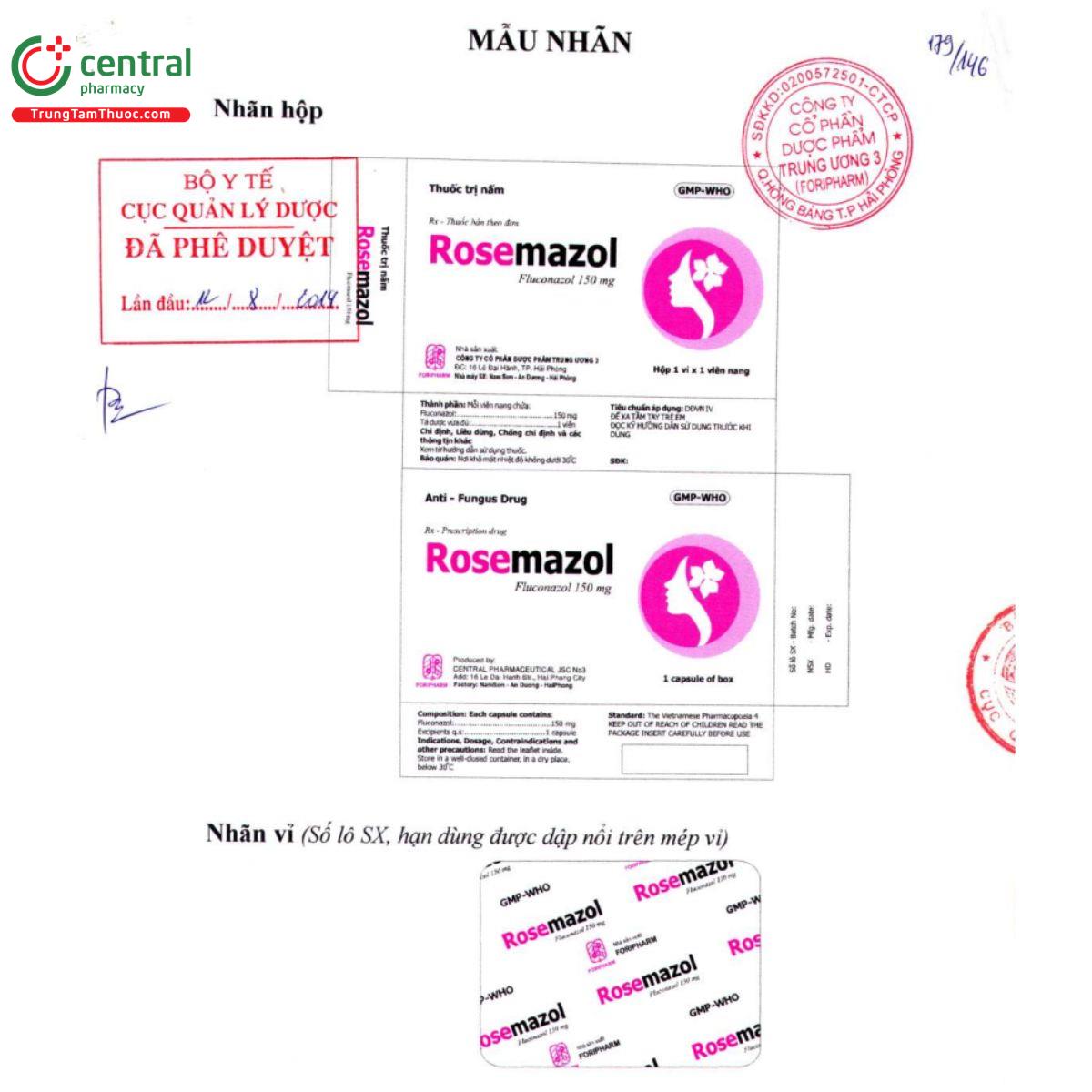 rosemazol 200mg 3 I3475