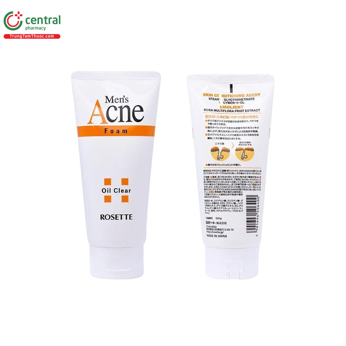 rosette mens acne foam 6 D1652