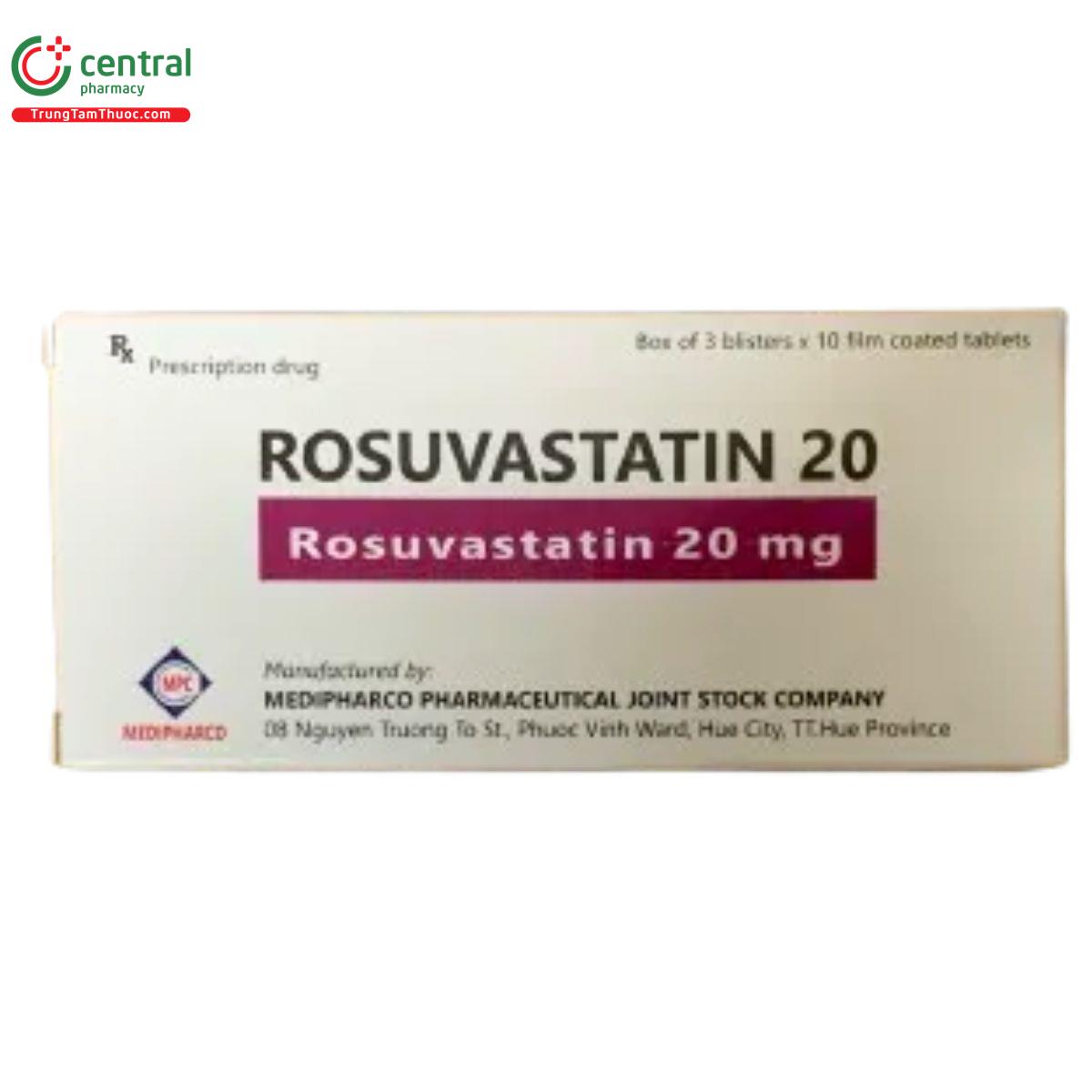 rosuvastatin 20 medipharco 1 U8217 rosuvastatin 20 medipharco 1 U8217