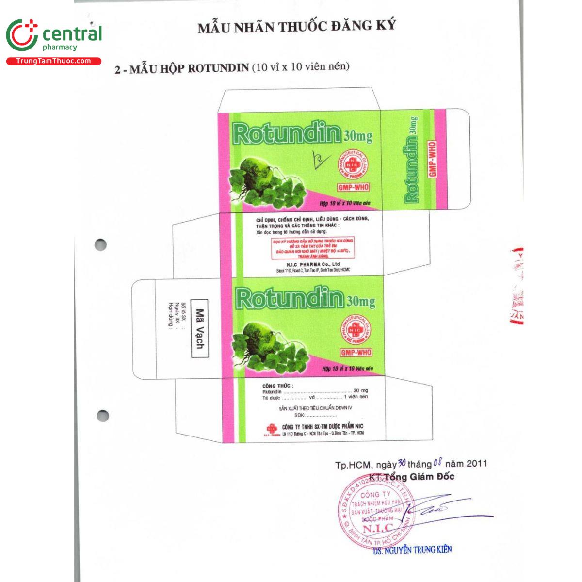 rotundin 30 mg nic pharma 2 A0171