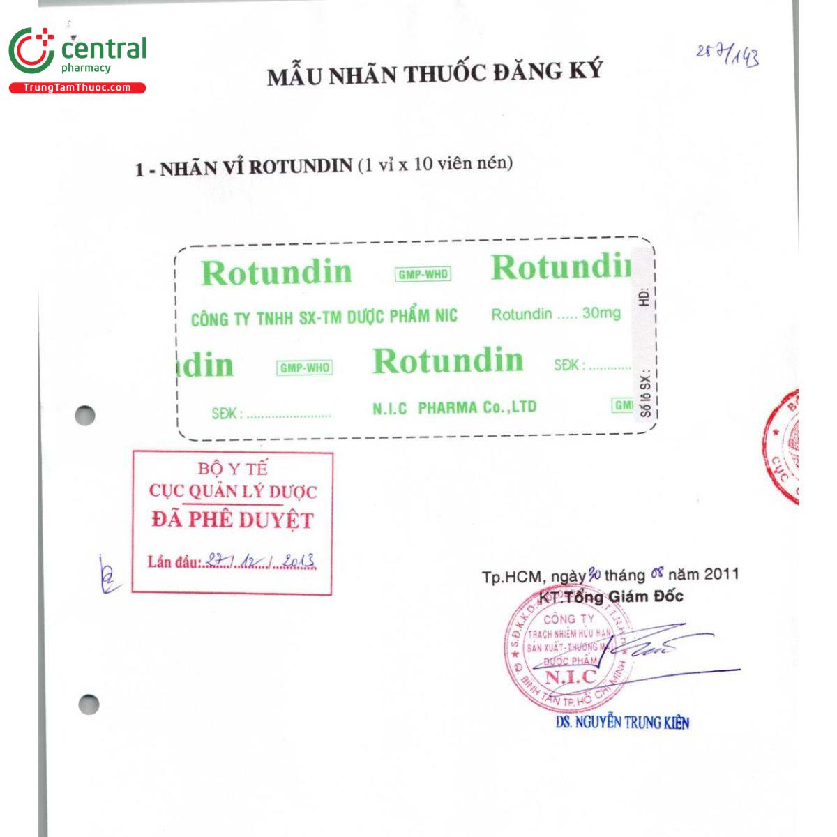 rotundin 30 mg nic pharma 3 I3236