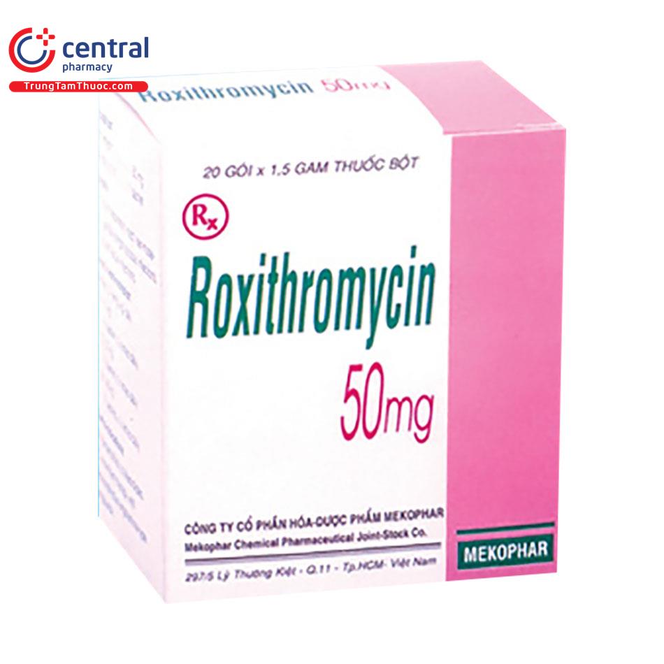 roxithromycin 50mg mekophar 2 K4617