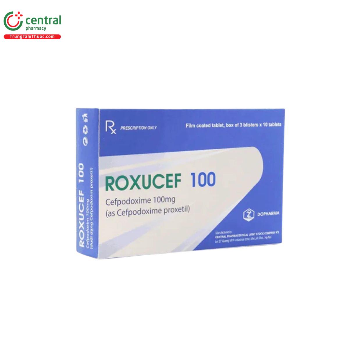 roxucef 100mg 3 S7263 roxucef 100mg 3 S7263