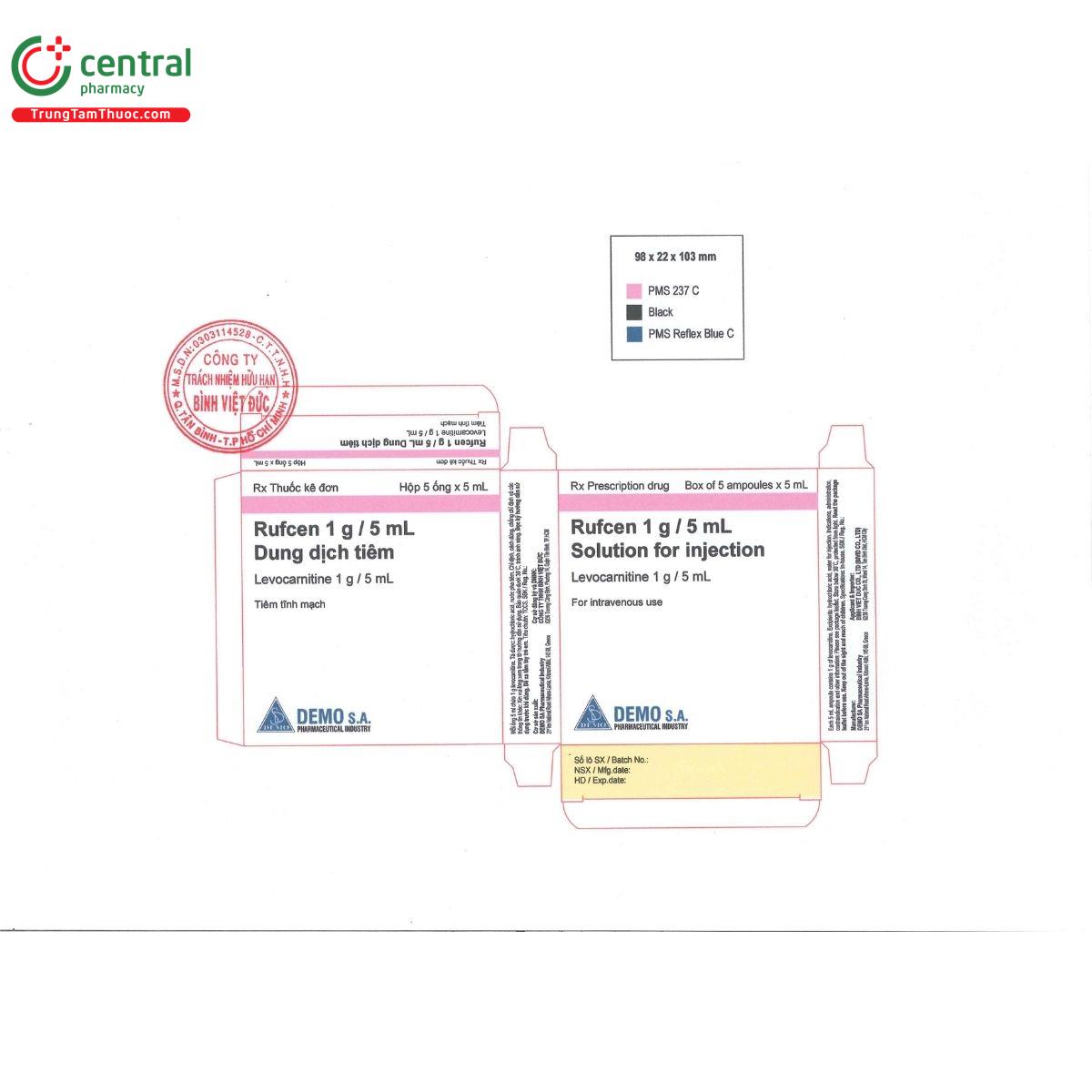 rufcen 1g 5ml 1 R7308 rufcen 1g 5ml 1 R7308