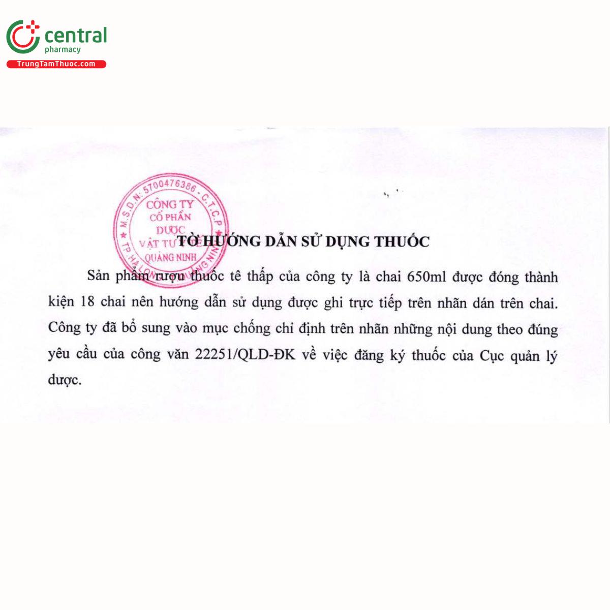ruou thuoc te thap 3 B0258 ruou thuoc te thap 3 B0258