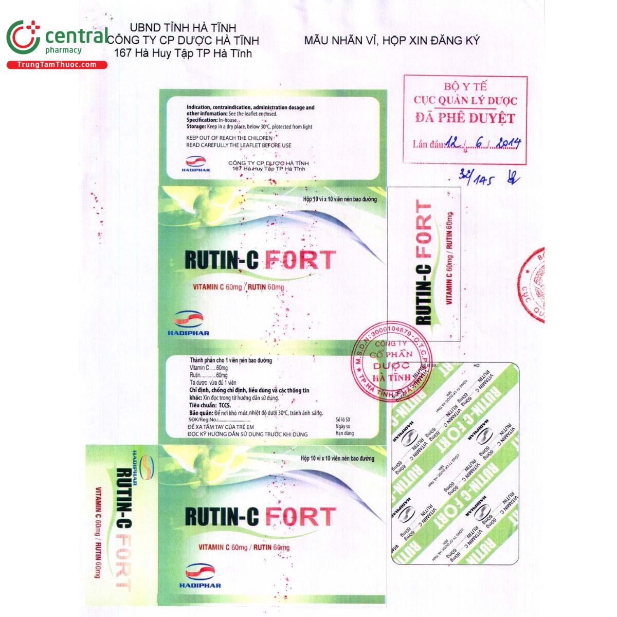 rutin c fort 2 R7047 rutin c fort 2 R7047
