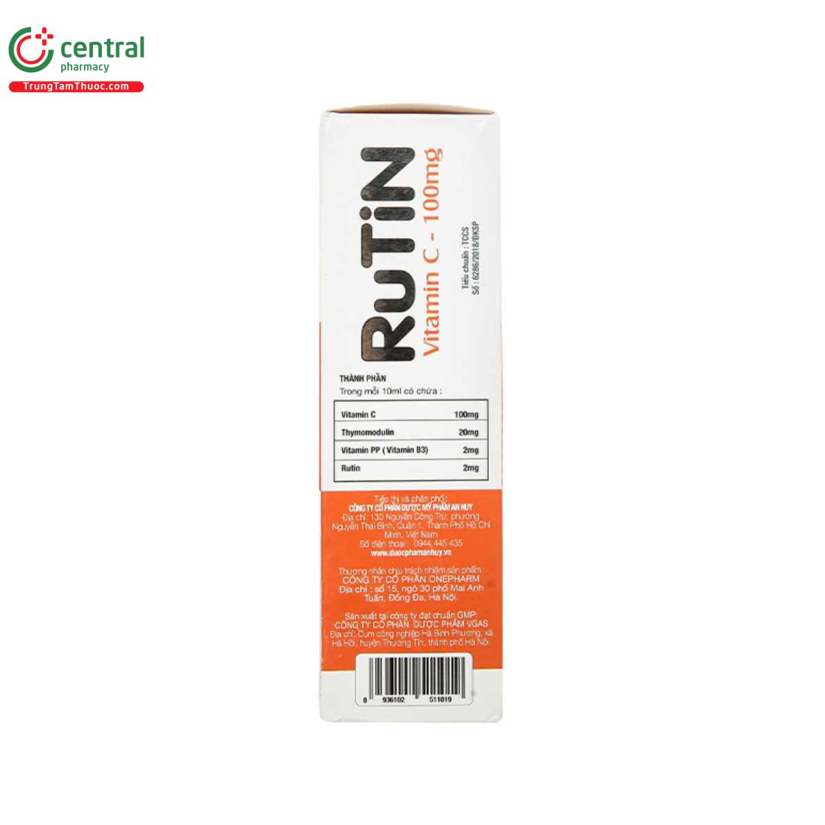 rutin c vitamin c 100mg an huy 4 I3050