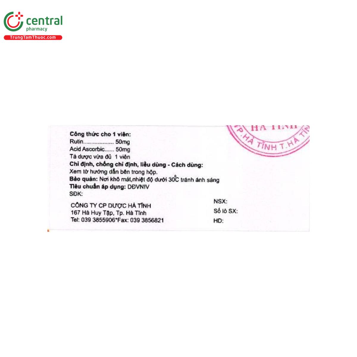 rutin vitamin c ht 4 I3012 rutin vitamin c ht 4 I3012