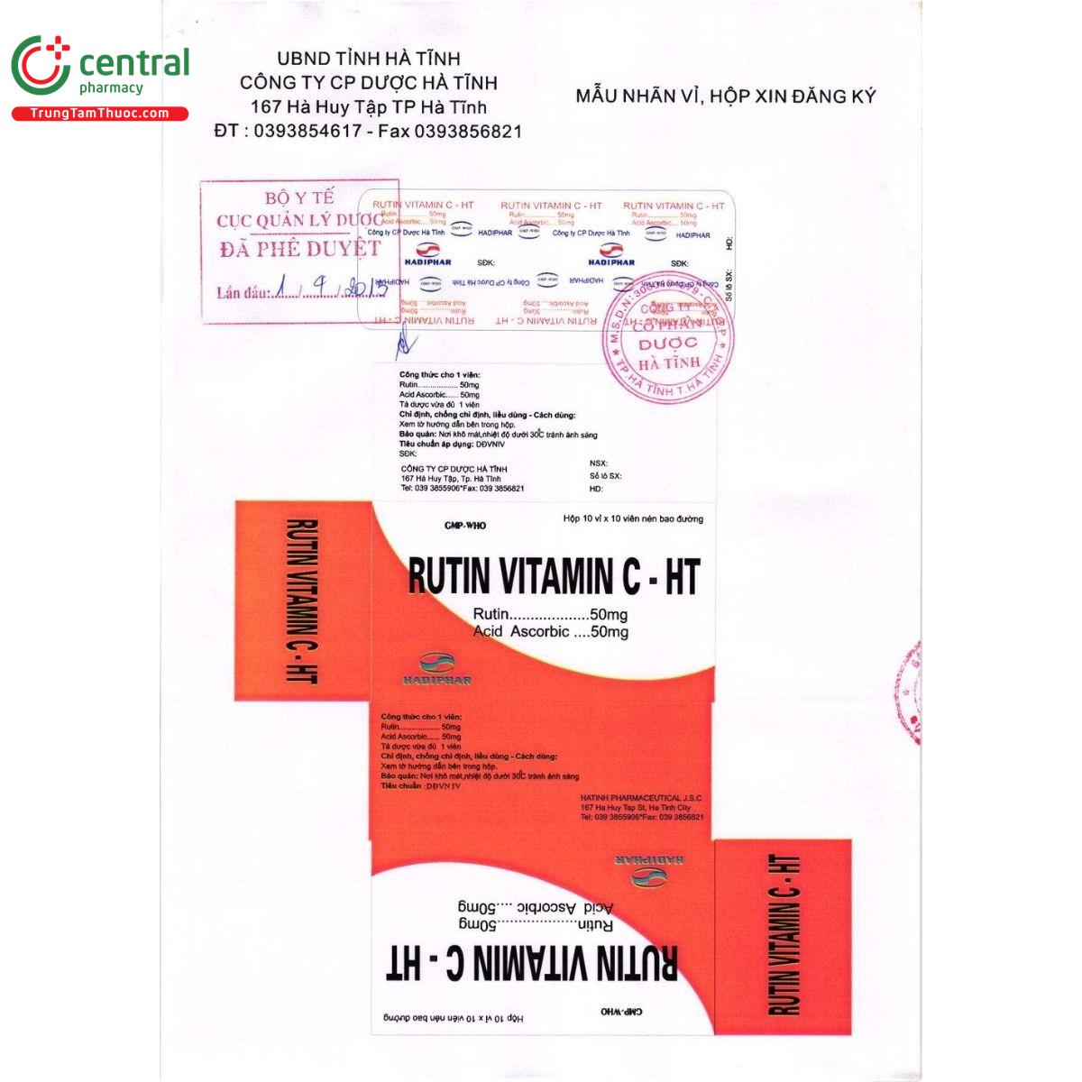 rutin vitamin c ht 7 G2023 rutin vitamin c ht 7 G2023