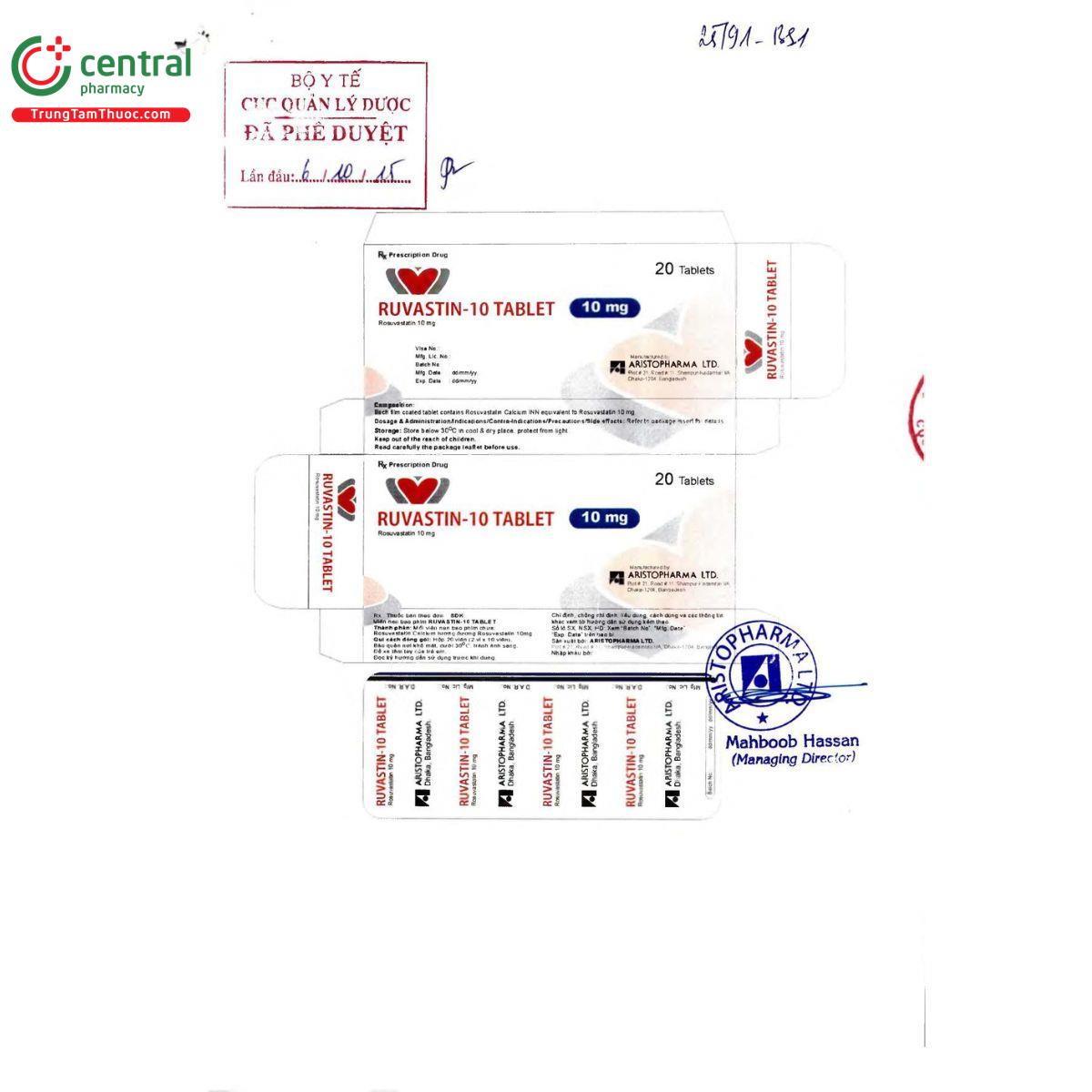 ruvastin 10 6 R7858