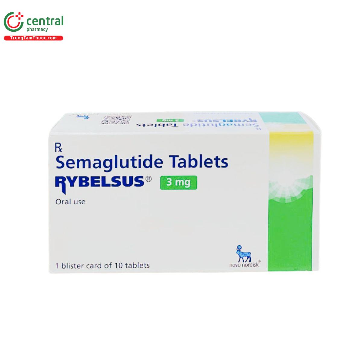 semaglutide thuốc Thuốc Rybelsus 3mg điều trị đái tháo đường type 2 ở người lớn