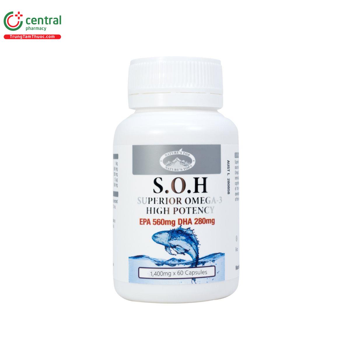 s o h superior omega 3 high potency 3 C1410