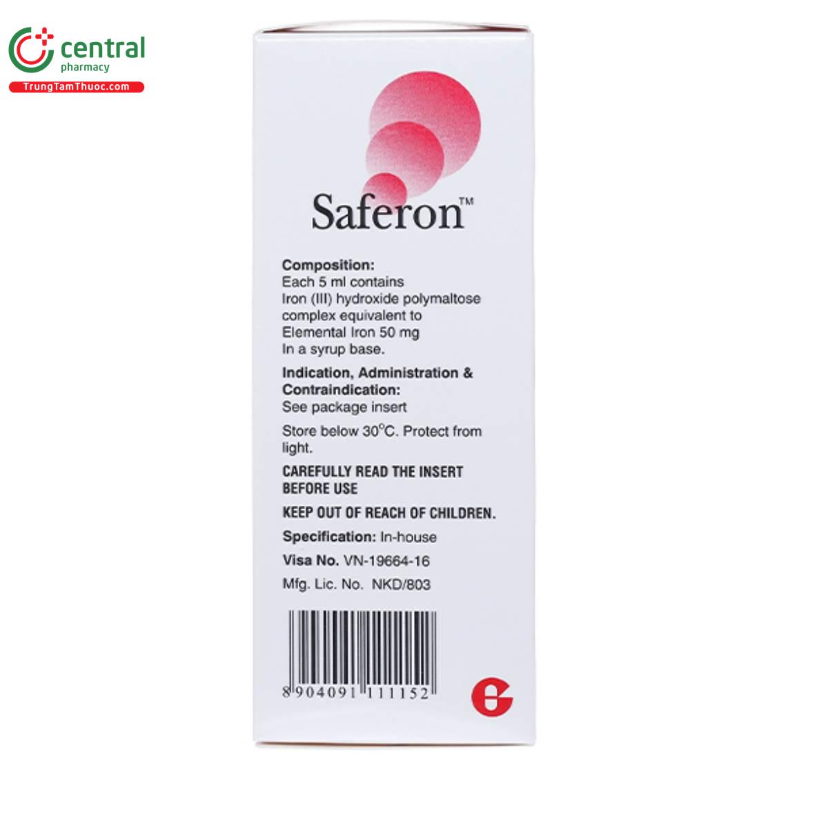 saferon syrup 5 Q6634