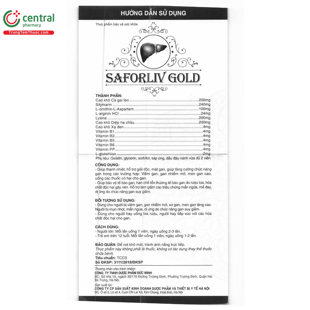 saforliv gold 10 T8057