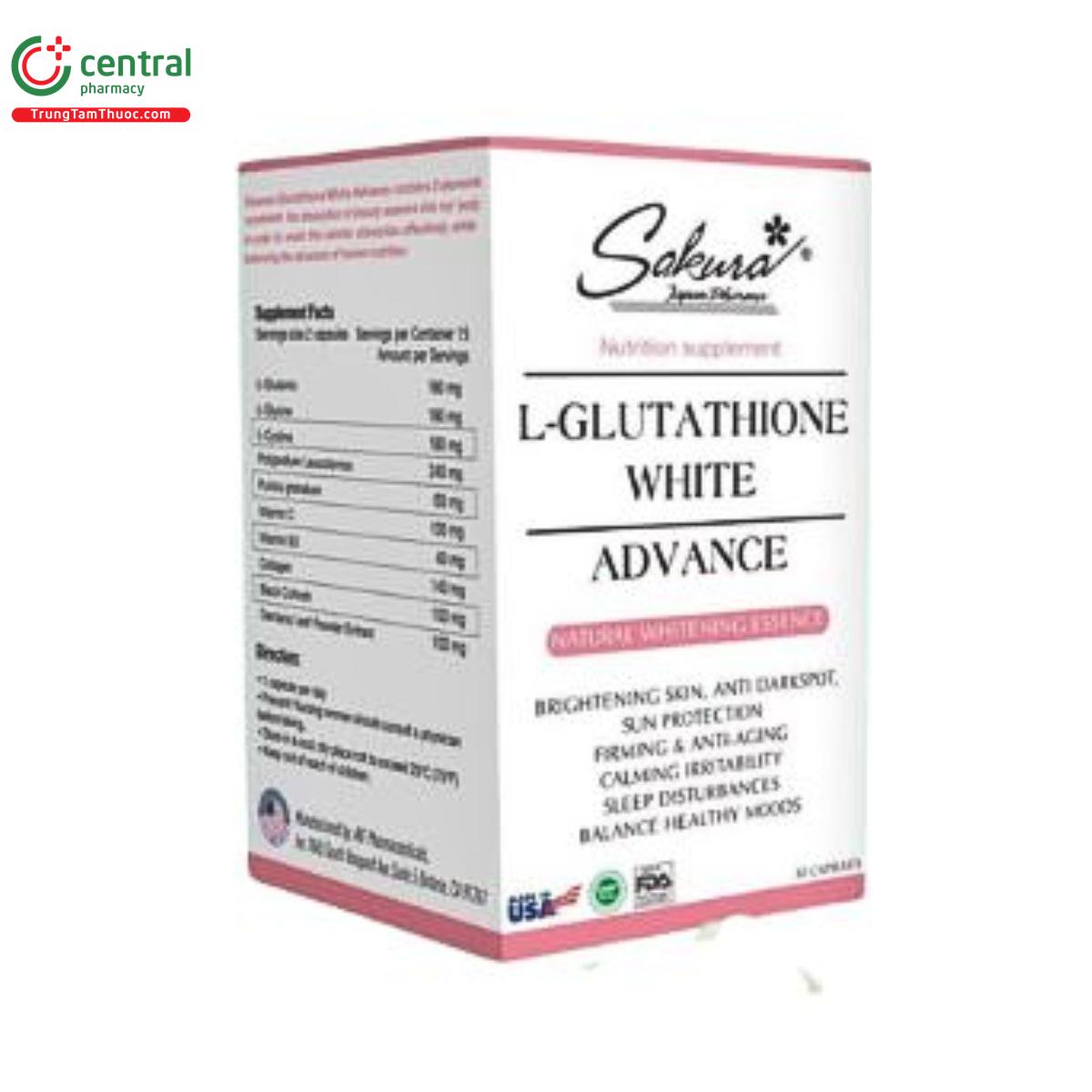 sakura l glutathione white advance 3 R7416