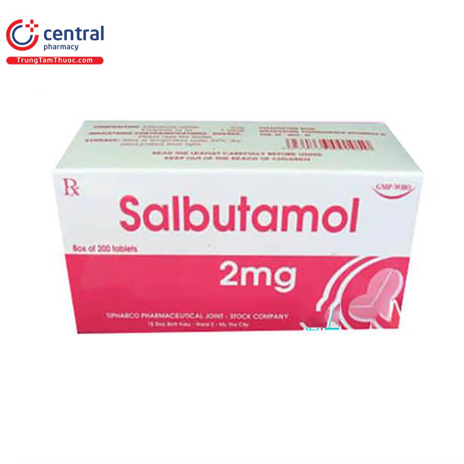 salbutamol 2mg pharbaco 2 D1154