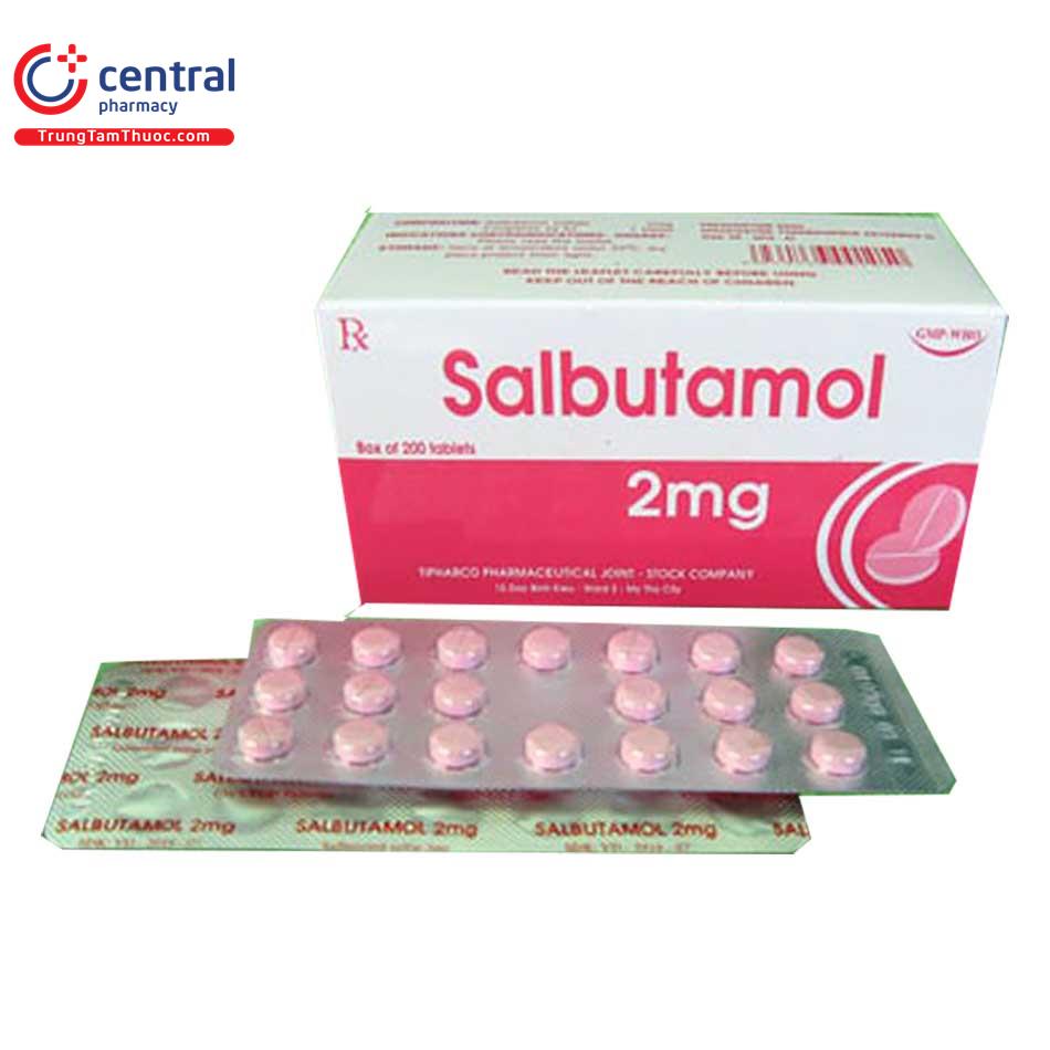 salbutamol 2mg pharbaco 4 O6460