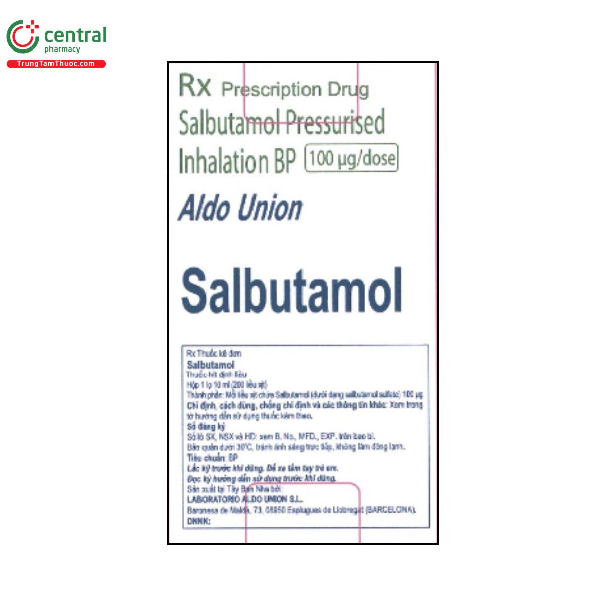 salbutamol aldo union 2 T7743