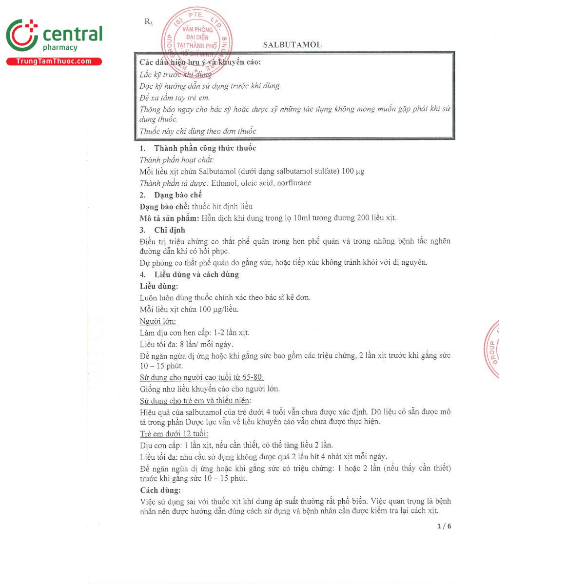 salbutamol aldo union 6 T8434
