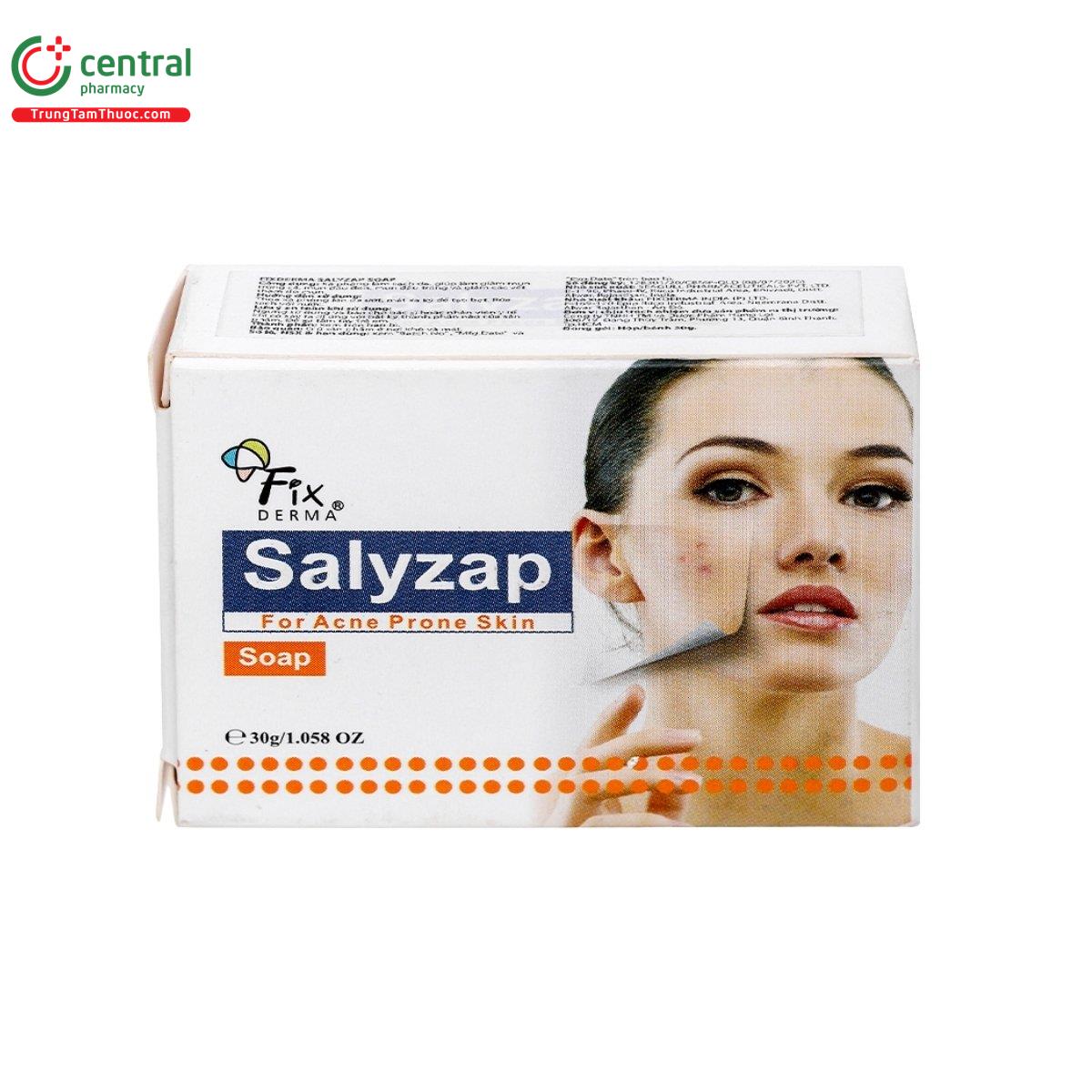 salyzap for acne prone skin soap 4 H3603