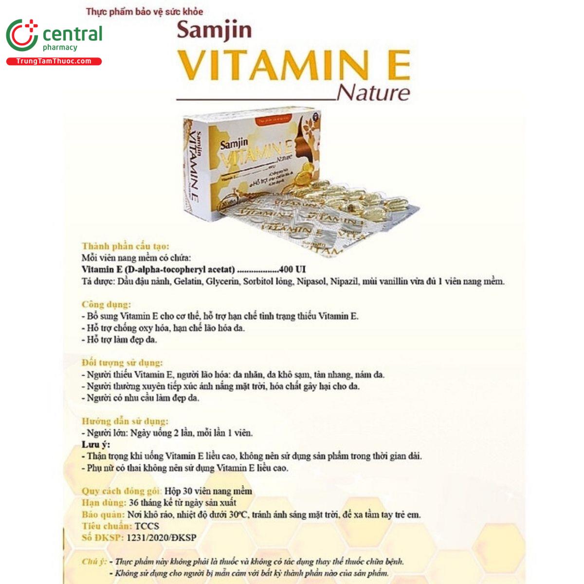 samjin vitamin e nature 3 D1111