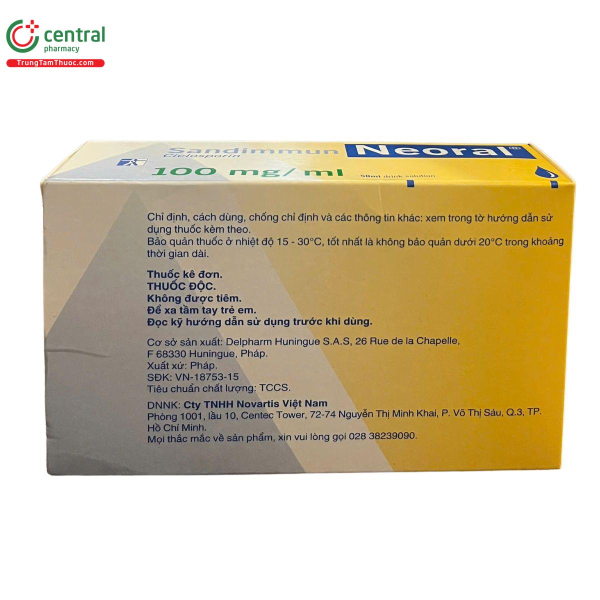 sandimmun neoral 100mgml 2 U8052
