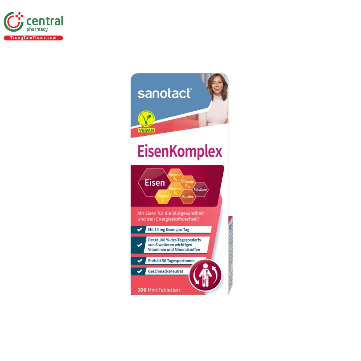 sanotact eisenkomplex tabletten 1 E1078