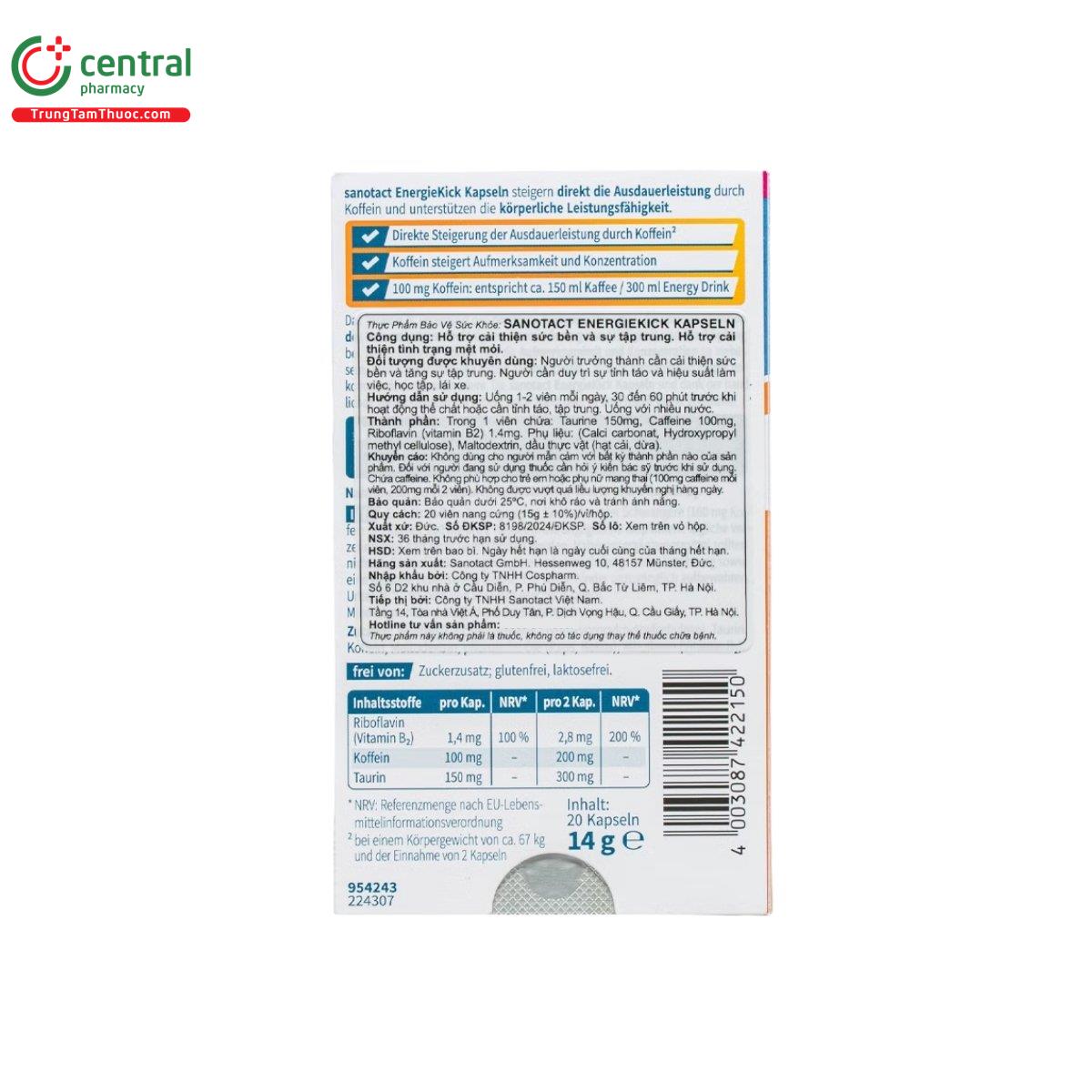 sanotact energiekick kapseln 5 C1405