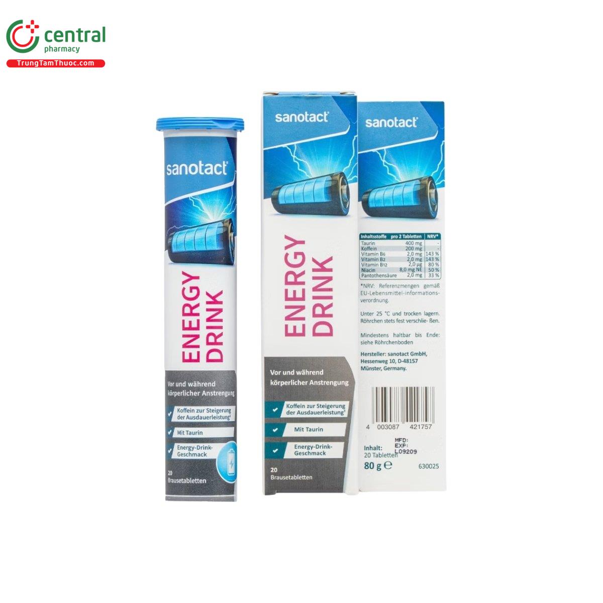 sanotact energy drink brausetabletten 3 M5001