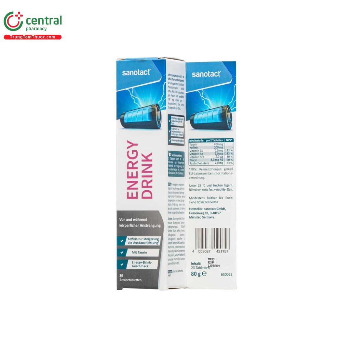 sanotact energy drink brausetabletten 5 M4108