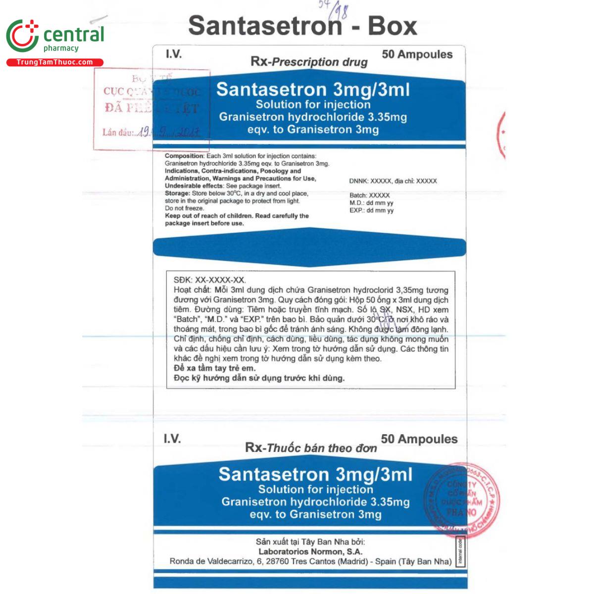 santasetron 3mg 3ml 2 P6408