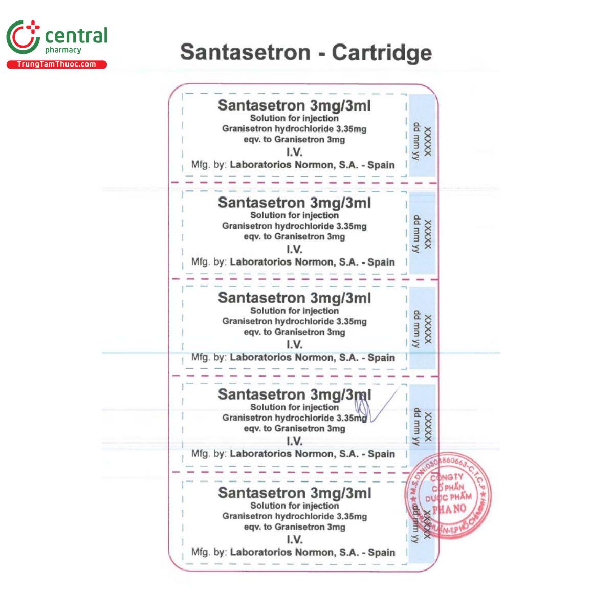 santasetron 3mg 3ml 3 O5422