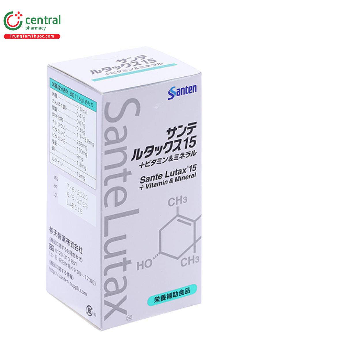 sante lutax 15 vitamin mineral 3 A0715