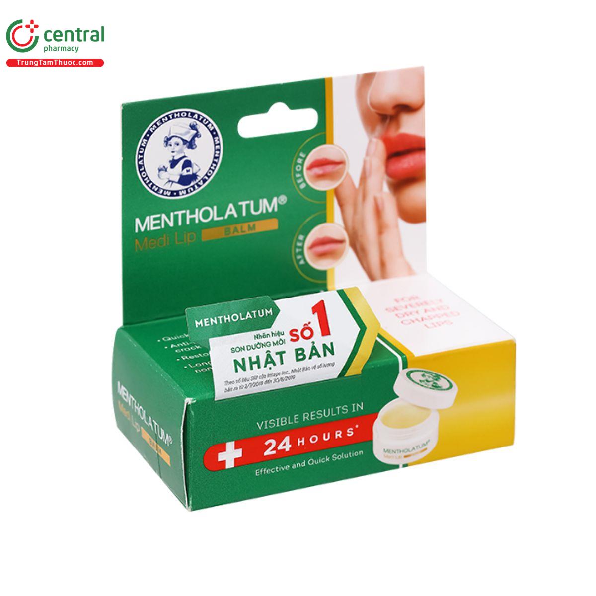 sap duong moi mentholatum medi lip balm 3 V8670 sap duong moi mentholatum medi lip balm 3 V8670