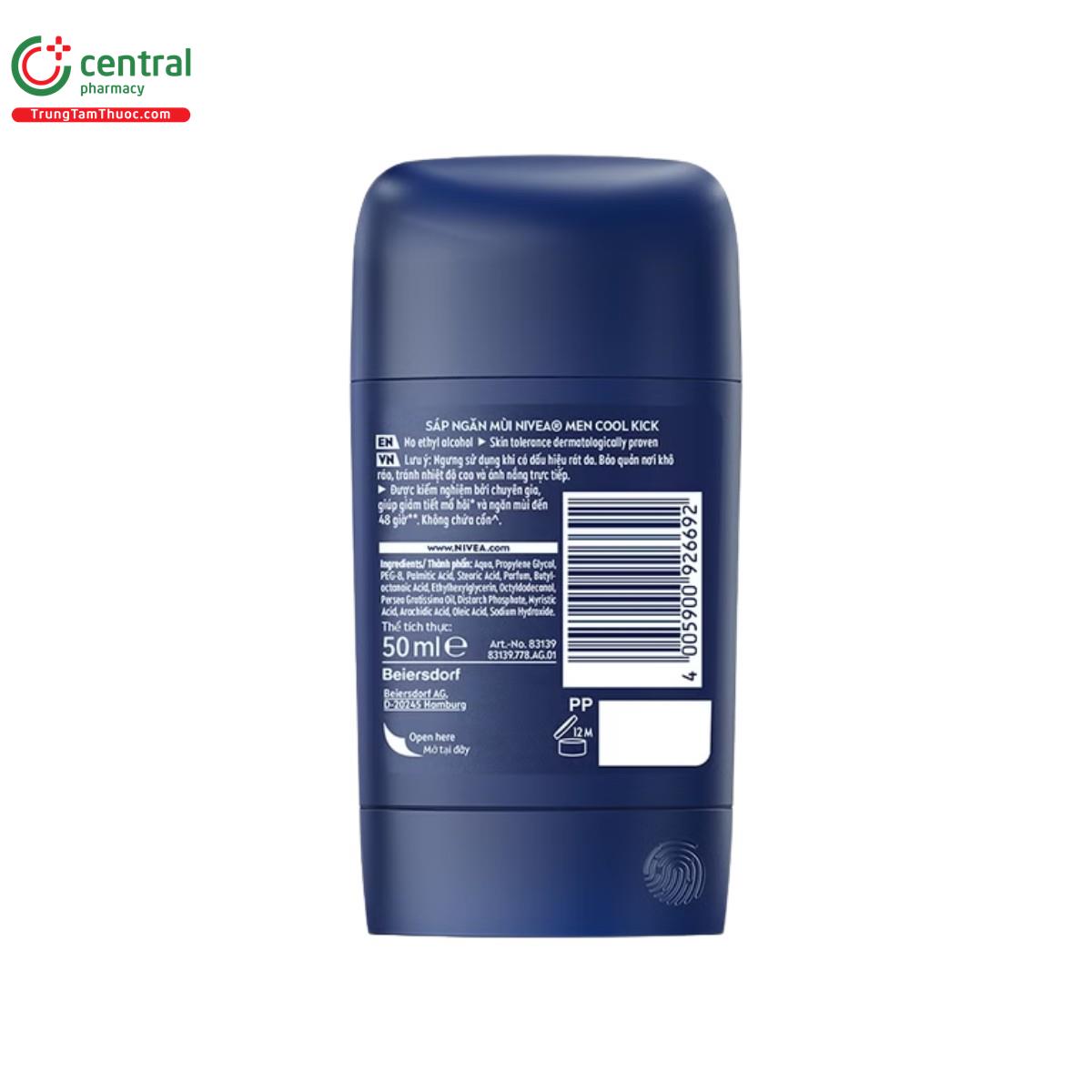 sap ngan mui nivea men cool kick 3 V8813