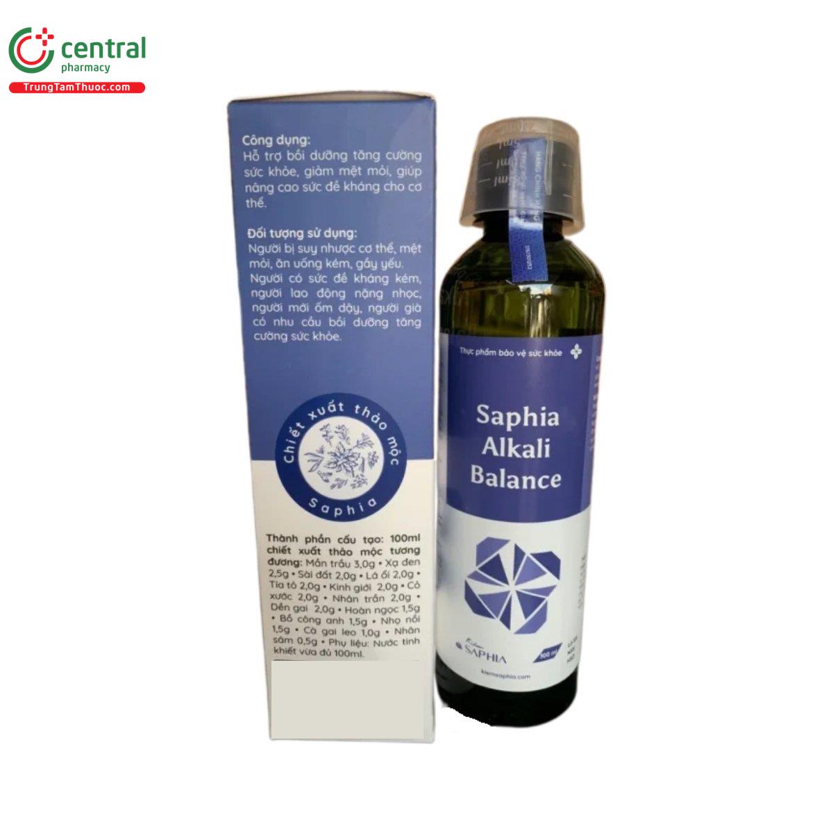 saphia alkali balance 3 E1605