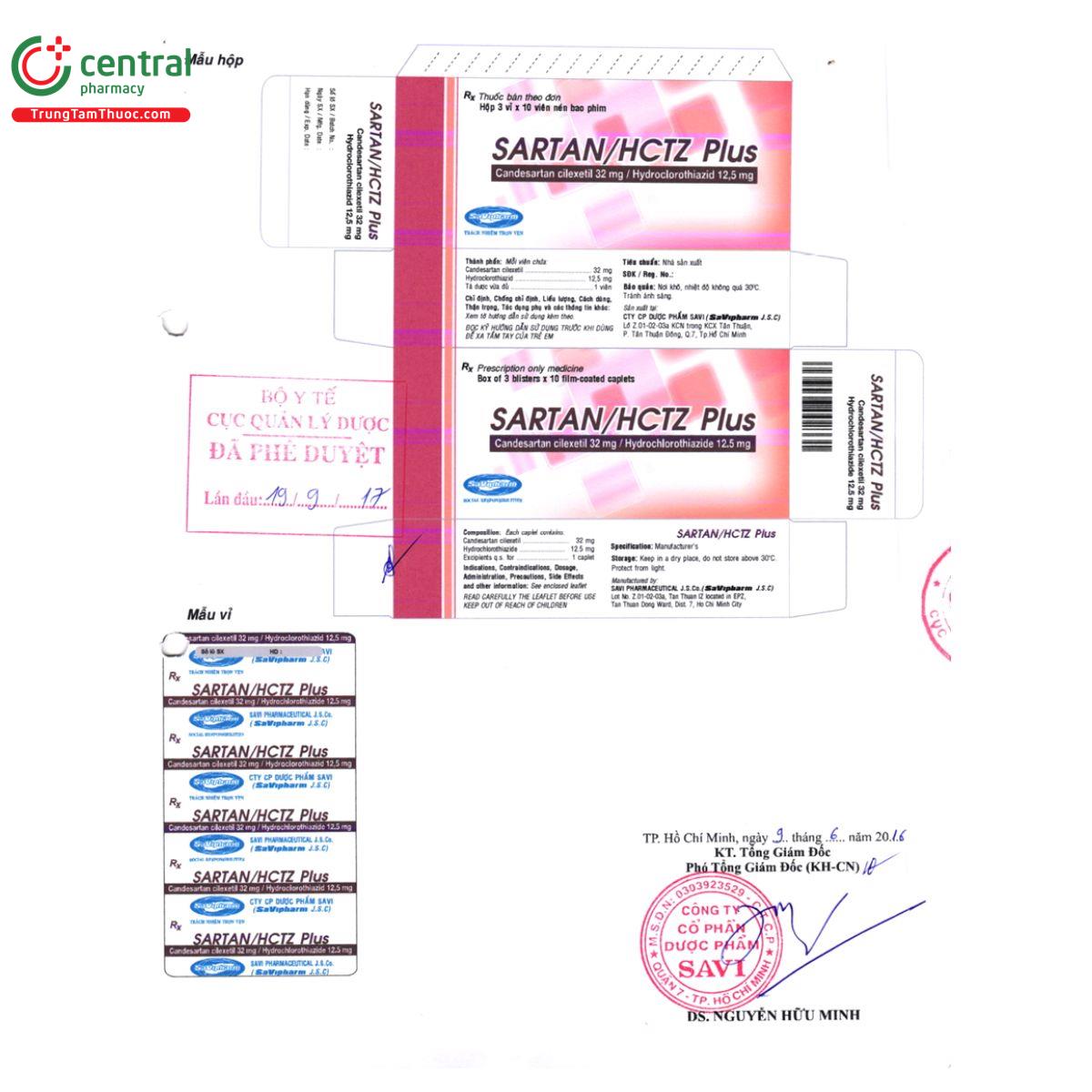 sartan hctz plus 3 U8433