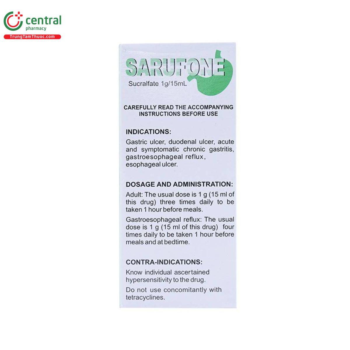 sarufone 1g 15ml 4 U8654 sarufone 1g 15ml 4 U8654